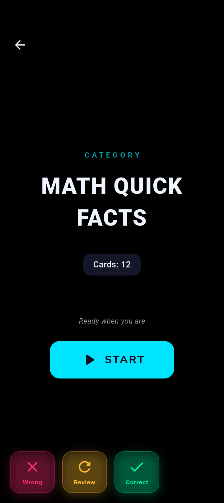 Flashcard Gameplay