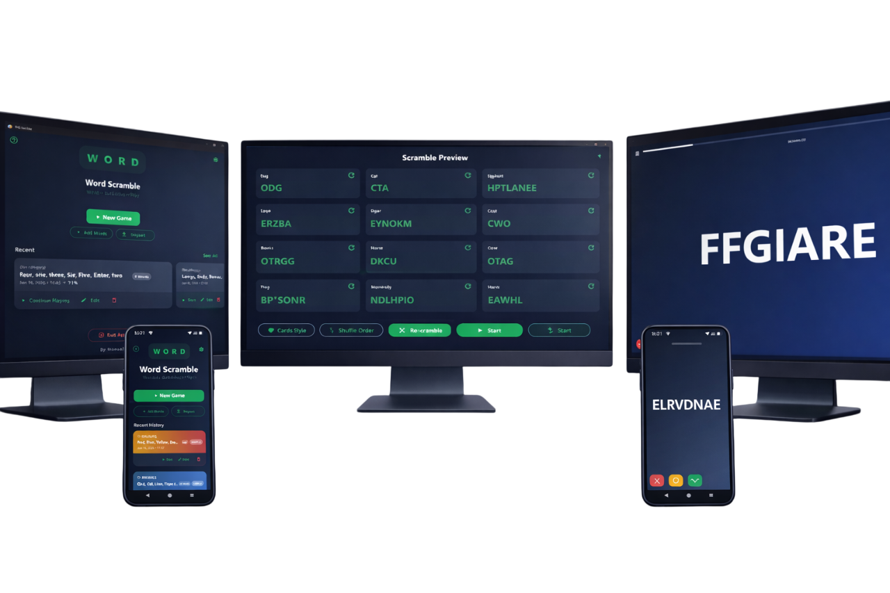 WordScramble App Preview
